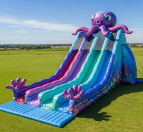 T8-7796 Octopus Theme Inflatable Slide