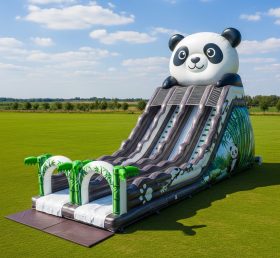 T8-7801 Panda Theme Inflatable Slide