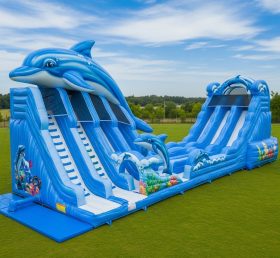 T8-7844 Dolphin Theme Giant Slide