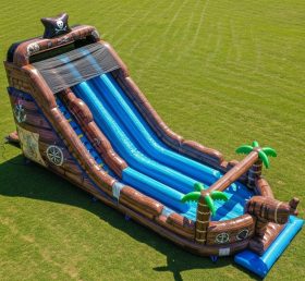 T8-9090 Pirates Inflatable Slide