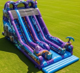 T8-9199 Fortnite Inflatable Dry Slide