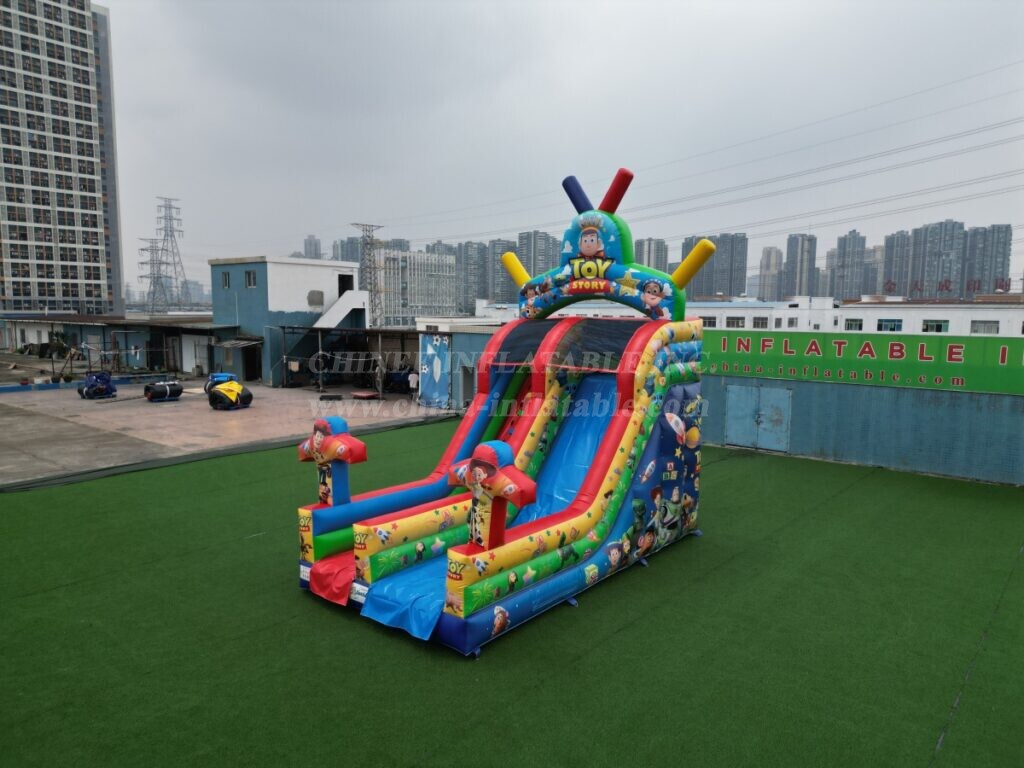 T8-9428 Toy Story Theme Inflatable Dry Slide