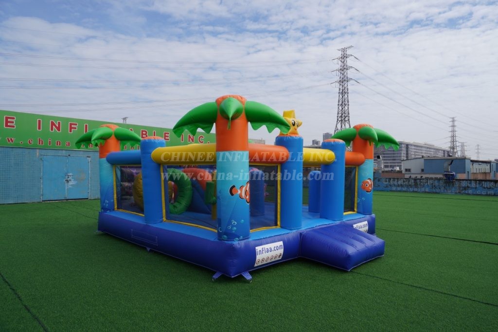 T2-8118 Tropical Ocean Inflatable Bounce House