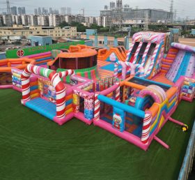 GF3-121 Candy Theme Inflatable Park