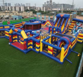 GF3-243 Superman Theme Inflatable Park