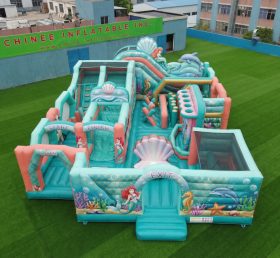 GF3-354 Mermaid Theme Inflatable Park