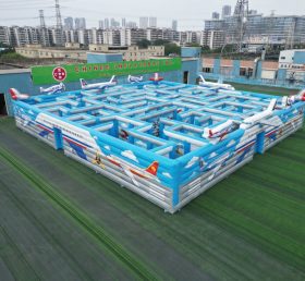 MAZE1-1 Airplane Theme Inflatable Maze