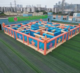 MAZE1-145 Starfish Theme Inflatable Maze