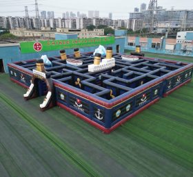 MAZE1-166 Titanic Theme Inflatable Maze