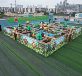 MAZE1-21 Boonie Bears Theme Inflatable M...