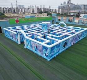 MAZE1-61 Frozen Theme Inflatable Maze