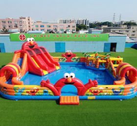Pool3-784 Tickle Me Elmo Theme Pool Wate...
