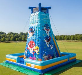 T11-4132 Baby Shark Theme Inflatable Cli...