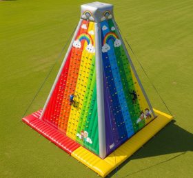 T11-4681 Rainbow Theme Inflatable Climbi...