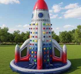 T11-4683 Rocket Theme Inflatable Climbin...