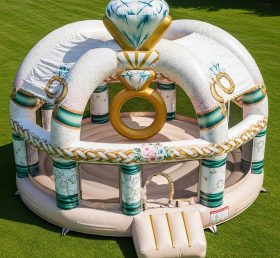 T2-8673 Hochzeitsmotiv Aufblasbare Hüpfburg