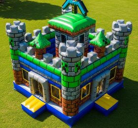 T5-2085 Minecraft Theme Inflatable Castl...