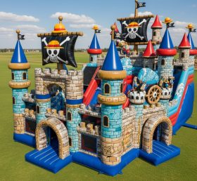 T5-2105 One Piece Theme Inflatable Castl...