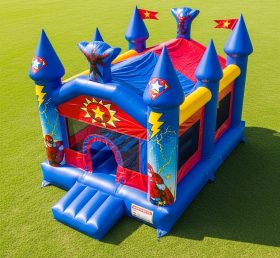 T5-2162 Superhero Theme Inflatable Castl...
