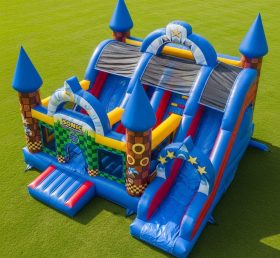 T5-2455 Sonic Theme Inflatable Castles