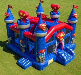 T5-2480 Superman Theme Inflatable Castle...