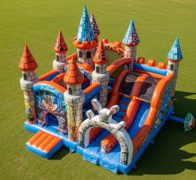 T5-2557 Zootopia Theme Inflatable Castle...