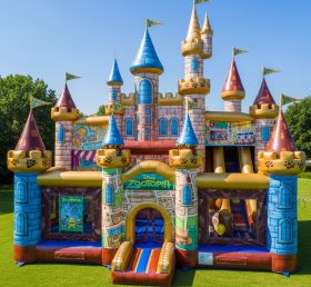 T5-2560 Zootopia Theme Inflatable Castle...