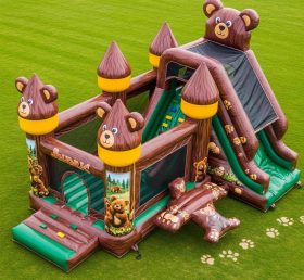 T5-2821 Bear Theme Inflatable Castles