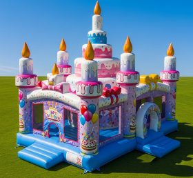 T5-2829 Birthdays Theme Inflatable Castl...