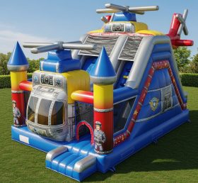 T5-2964 Helicopter Theme Inflatable Cast...