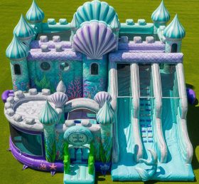 T5-3001 Mermaid Theme Inflatable Castles
