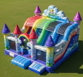 T5-3049 Rainbow Theme Inflatable Castles