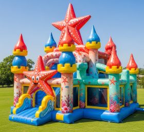 T5-3080 Starfish Theme Inflatable Castle...