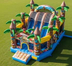 T5-3102 Tropical Theme Inflatable Castle...