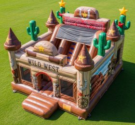 T5-3128 Wild West Theme Inflatable Castl...