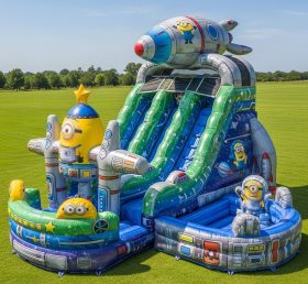 T8-9308 Minions Theme Inflatable Water S...