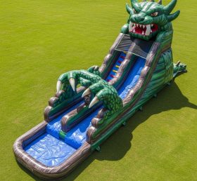 T8-9315 Monster-Themen aufblasbare Wasserrutsche