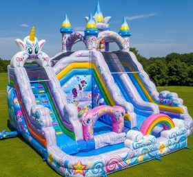 T8-9318 My Little Pony Thema Aufblasbare Wasserrutsche