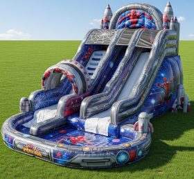 T8-9352 Spider-Man Thema aufblasbare Wasserrutsche