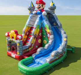 T8-9362 Super Mario Themen aufblasbare Wasserrutsche