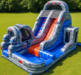 T8-9380 Transformers Thema Aufblasbare Wasserrutsche