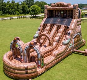 T8-9382 Wild-West-Themen aufblasbare Wasserrutsche