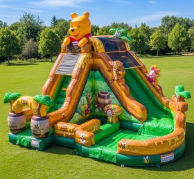 T8-9383 Winnie Puuh Themen aufblasbare Wasserrutsche