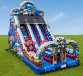 T8-9410 Paw Patrol Thema aufblasbare Trockenrutsche