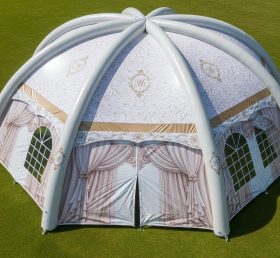 Tent1-6006 Hochzeits-Thema Aufblasbare Kuppel