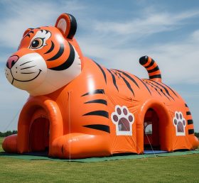 Tent1-6165 Tiger Thema Aufblasbares Zelt