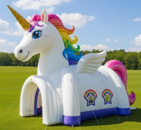 Tent1-6195 Einhorn Thema Aufblasbares Zelt