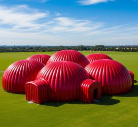 Tent1-6206 Red Dome Cluster Inflatable D...