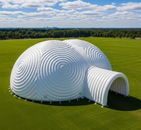 Tent1-6239 Spiralwirbel Aufblasbare Kuppel