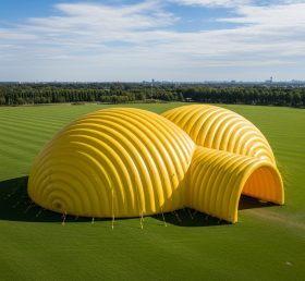 Tent1-6250 Gelbe Kuppel Aufblasbare Kuppel
